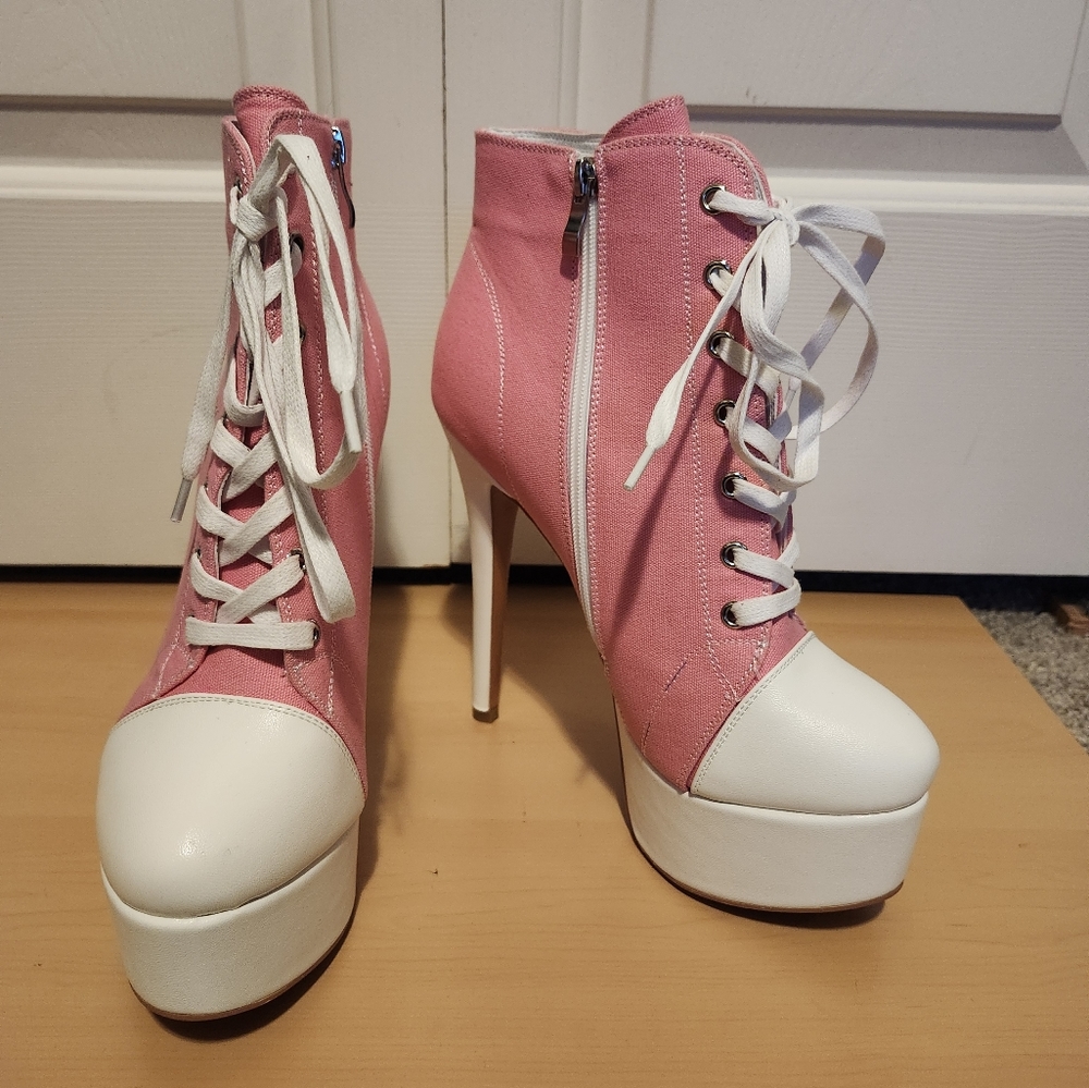 Only Maker heeled sneakers